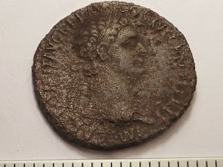 5023 Ancient Roman Domitian Copper As Coin - 1 Century Ad