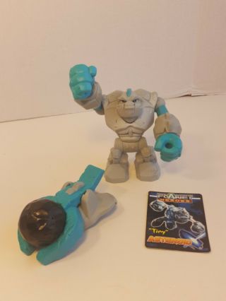 2006 Mattel Planet Heroes Tiny The Asteroid Rock Action Figure Fisher Price