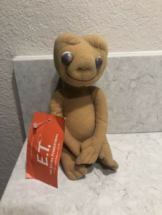 Vintage 80s Et Stuffed Animal Plush Doll Showtime 7” Extra Terrestrial Movie A4