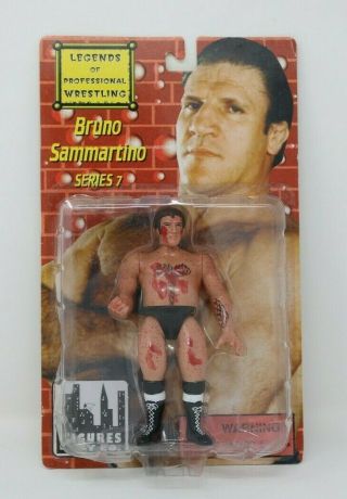 Bruno Sammartino Bloody Legends Of Professional Wrestling Action Figure Series 7