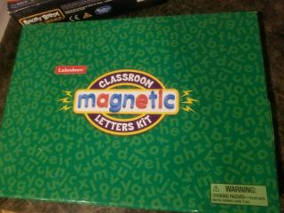 Lakeshore Classroom Magnetic Letters Kit & Storage Box Lower Case Letters Abc