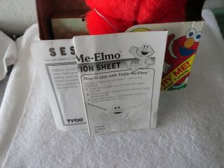 1996 Tyco Tickle Me Elmo doll in the box RARE 2