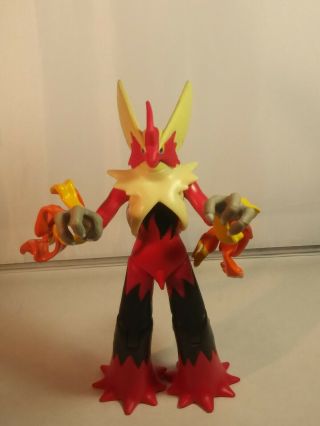 2015 Mega Blaziken 6.  25 " Action Figure Nintendo Fire Pokemon Tomy