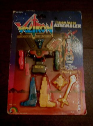 Vintage Voltron Lion Force Assembler 1984 Never Opened In Card