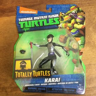 Teenage Mutant Ninja Turtles Totally Turtles Karai Action Figure W/ Mask