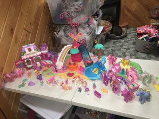 My Little Pony Butterfly Island Playset Plus Bonus Items & 25,  Ponies Euc