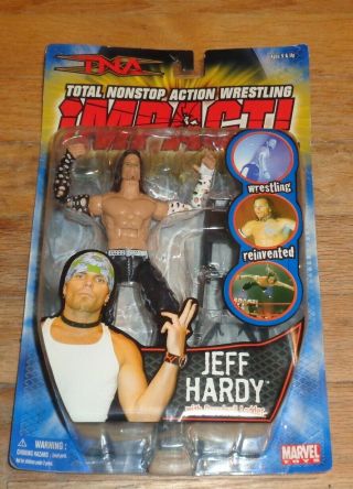 2005 Nwa Tna Impact Marvel Jeff Hardy Boyz Mip Wrestling Figure Wwf Wwe Roh