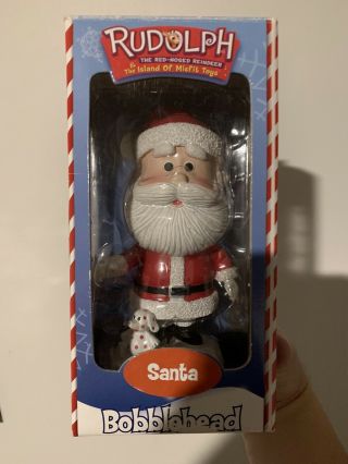 Rudolph The Red Nosed Reindeer Santa Bobblehead