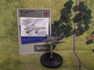 Axis & Allies Miniatures Contested Skies German Messerschmitt Me 262 W/card