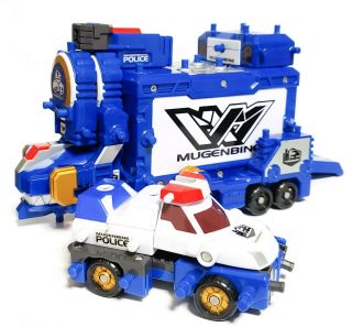 Machine Robo Mugenbine Mugen Police Complete 2005 Gobots / Transformers