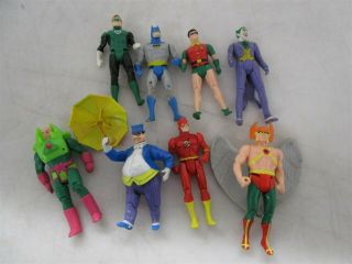 Vintage 1984 Dc Comics Action Figures Batman The Flash Joker