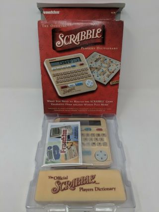 Franklin Official Scrabble Players Dictionary Scr - 226 Hand Held Cond.
