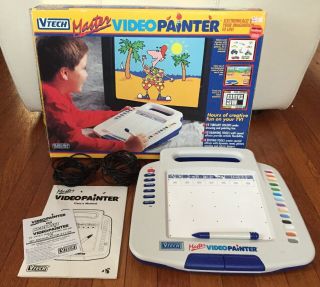Vtech Master Video Painter Electronic Art Drawing System Smart Play - Vintage