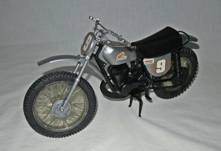 Vtg 70s Mattel Honda Elsnore Cr - 250m Motocross Dirt Racer Motorcycle Big Jim
