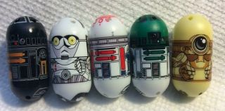 2010 Star Wars Mighty Beanz Mail Order Set Of 5 (82 - 86) Vhtf