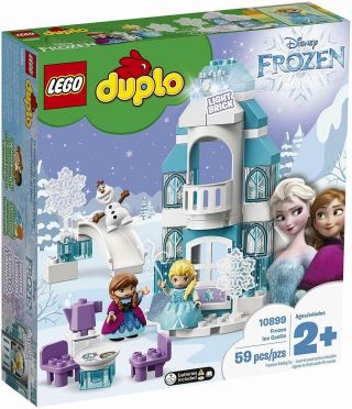 Lego Duplo Princess Frozen Ice Castle 10899 Toy Building Set W Light Brick