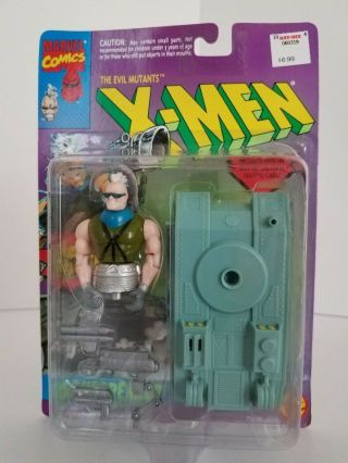 Marvel X - Men Evil Mutants 1994 Bonebreaker W/tank Action Figure Toy Biz Nib