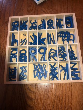 Montessori Moveable Alphabet Set