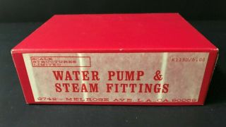 Scale Structures K113d Ho Scale Water Pump & Steam Fittings