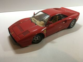 Bburago Release 1:18 Scale 1984 Ferrari Gto Red Diecast Supercar