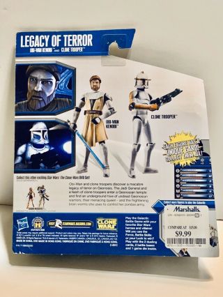 Star Wars Clone Wars DVD Set 1 Legacy Of Terror Obi - Wan & Clone Trooper Dela 2