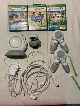 Leapfrog Leaptv Educational Video Gaming System With 3 Games
