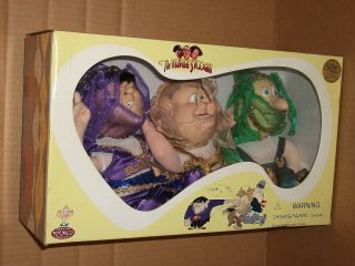 1997 Toy Expo Spumco The Three 3 Stooges Tv Pals Larry Curly Moe Harem Girls