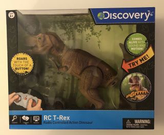 Discovery Kids Remote Control Dinosaur T - Rex Rc Animated Battery Action Walking