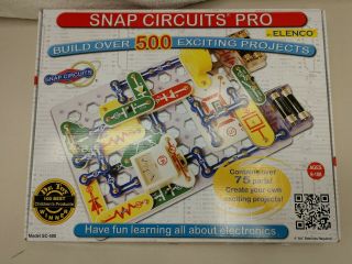 Elenco Electronic Snap Circuits Sc - 500 Over 500 Projects Dr.  Toy 100 Best Award