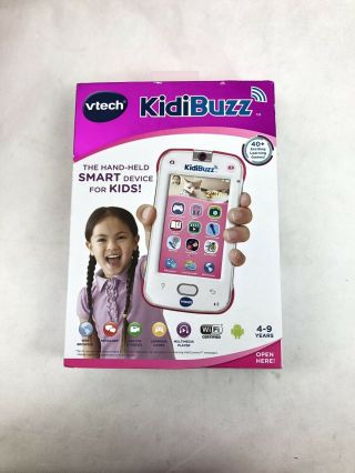 Vtech Pink Kidibuzz Hand Held Smart Device Kidi Buzz Kids Girls Electronic