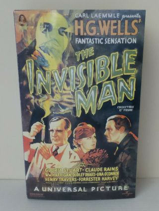 Sideshow The Invisible Man 12 " Figure H.  G Wells Universal 4425 Claude Rains Nib