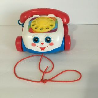 Fisher Price Chatter Phone Telephone Pull Toy with Moving Eyes 2