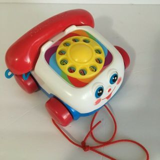 Fisher Price Chatter Phone Telephone Pull Toy with Moving Eyes 3