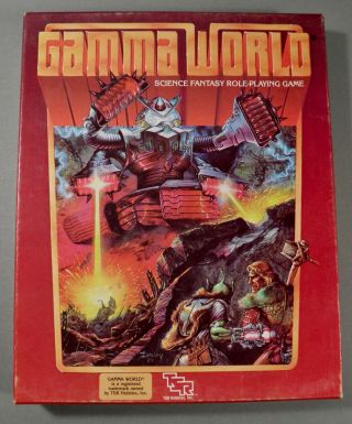 Gamma World 2nd Edition (1983) Box Set,  Module Gw3 Tsr Rpg Complete