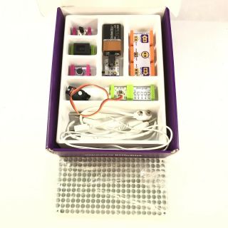Littlebits Kit Dimmer Makey Sound Trigger Buzzer Power & Little Bits More Box