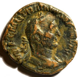 Trajan Decius Ae Sestertius.  Genius Of The Illyrian Legion.  Ric 116a