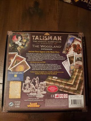 Talisman THE WOODLAND 4th Edition Expansion very good Complete 2
