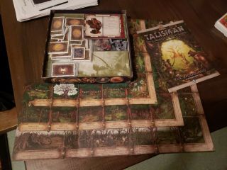 Talisman THE WOODLAND 4th Edition Expansion very good Complete 3