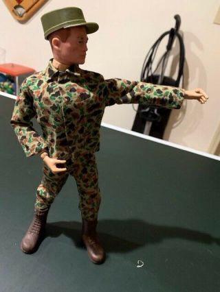 Gi Joe Early Issue Marine Figure Great Face And Hair Great For Display