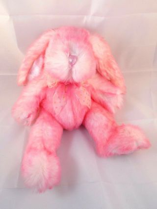 Dan Dee Pink Rabbit Plush 12 " Easter Bunny Stuffed Animal