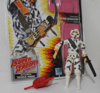 ✩G.  I.  Joe✩ Storm Shadow v2 1988 100 complete with full packaging file card 2
