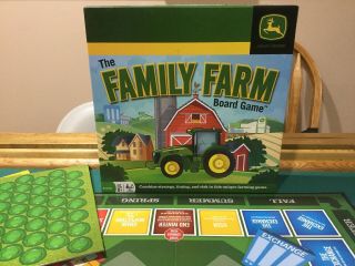John Deere Family Farm Board Game 100 Complete Never Played Unpunched