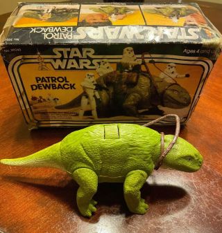 Vintage Kenner Star Wars Anh Patrol Dewback Stormtrooper Tatooine Box