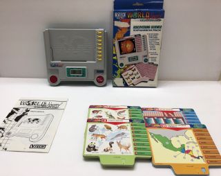 Vintage V - Tech Wizard World Traveller Electronic Learning Game Quiz Science