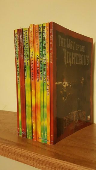 Deadlands: Hell On Earth And The Wierd West.  Set Of 15 Books
