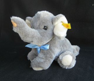 Steiff Elephant,  083204,  Approximately 10 " X 7 " X 6 ",  Made In Germany