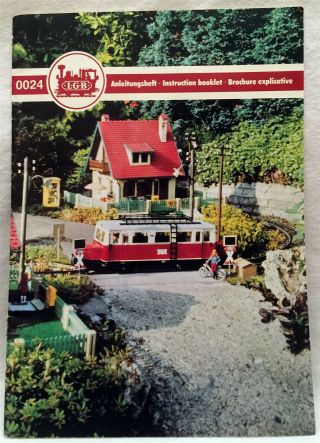 G - Scale Train Garden Railway: Lgb 0024 Instruction Booklet - Anleifungsheft 1983