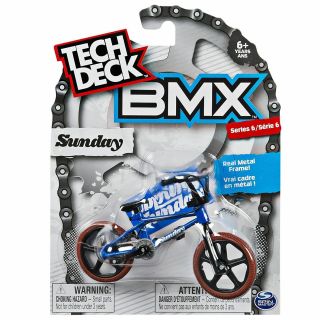 2018 Tech Deck Bmx Finger Bikes Series 6 Sunday Flick Tricks Metal Frame