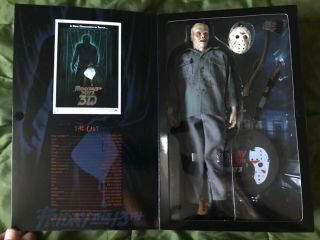 Sideshow Jason Voorhees 12 " Figure Friday The 13th Part 3 1st Hockey Mask