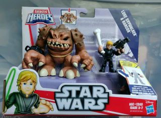 Star Wars Galactic Heroes Luke Skywalker And Rancor